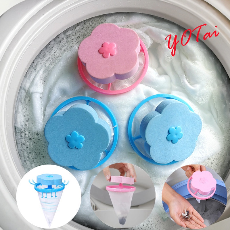 YOTAI ที่ดักเศษ สิ่งสกปรกในเครื่องซักผ้า ดักเศษเส้นผม ข่นสัตว์หรือ สิ่งสกปรกต่างๆ