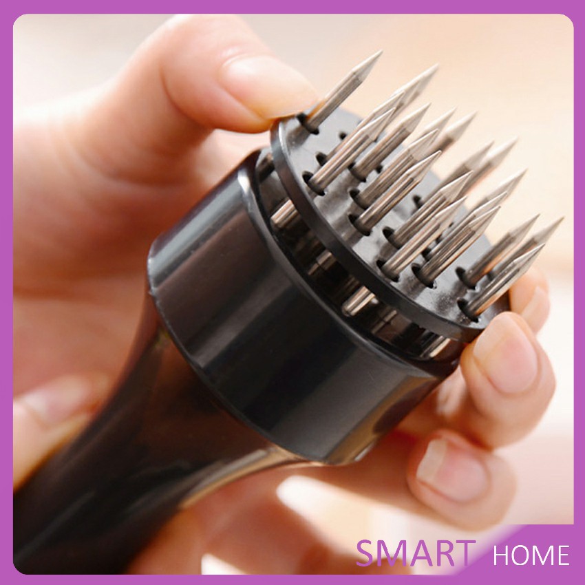 เครื่องจิ้มเนื้อ จิ้มหนังหมูกรอบ อุปกรณ์ทำเนื้อนุ่ม เครื่องใช้ในครัว ที่บดเนื้อ  Meat tenderizer - รูปที่ 2