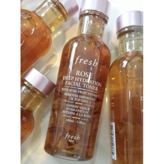 Fresh Rose Deep hydration facial toner100 ml.