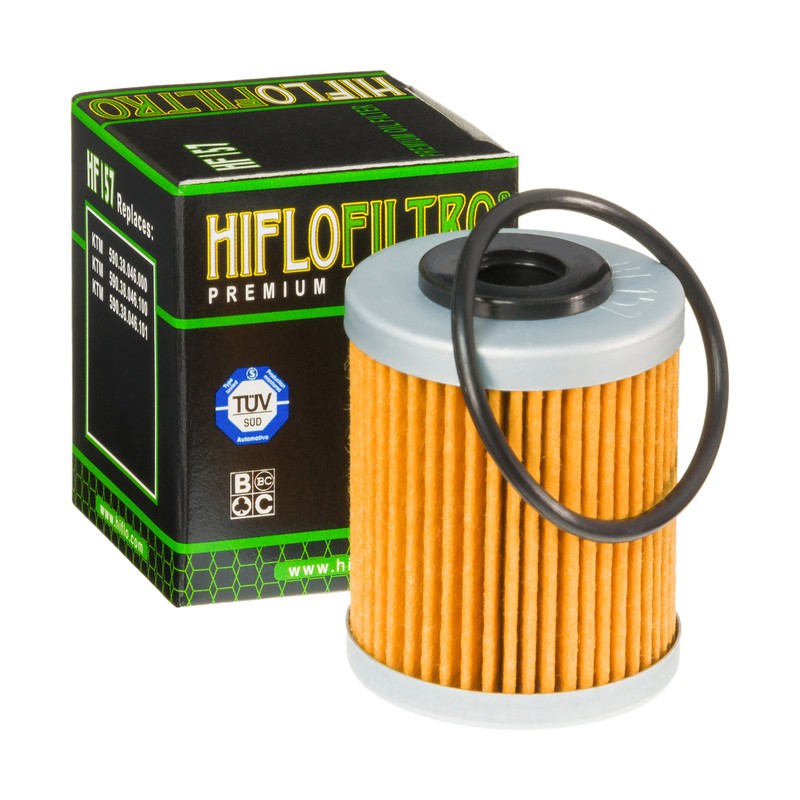 กรองน้ำมันเครื่อง KTM ยี่ห้อ HiFlo HF157 รหัสสินค้า AA5253