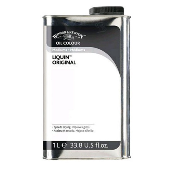 น้ำมันผสมสีแห้งเร็ว ลิควิน Oil Colour Mediums LIQUIN ORIGNAL Winsor & Newton 1000ml