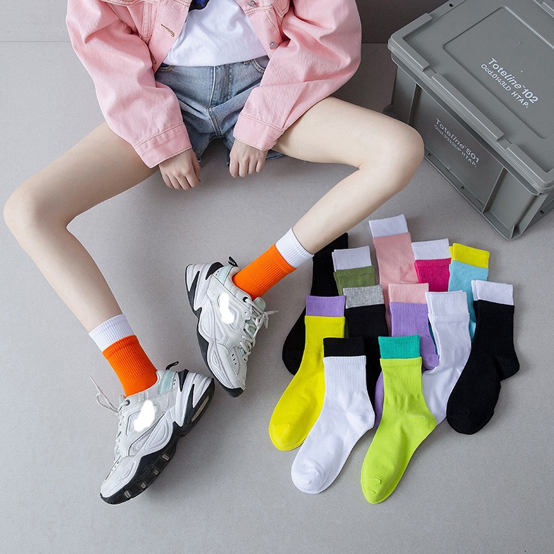 CTA010 ถุงเท้าคอเต่า 2 สี Ccamzone