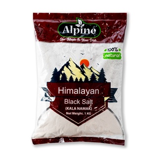 โปรโมชัน! อัลไพน์ เกลือหิมาลายันสีดำ 1 กก. Alpine Himalayan Black Salt 1 kg