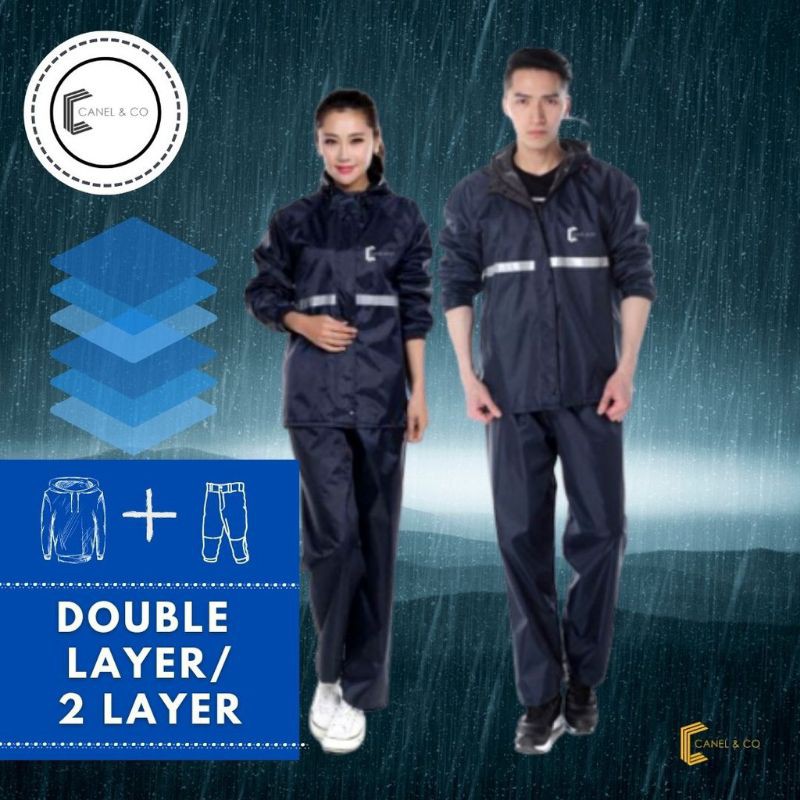 เสื้อผ้า Hujan Double Layer Canel& Co