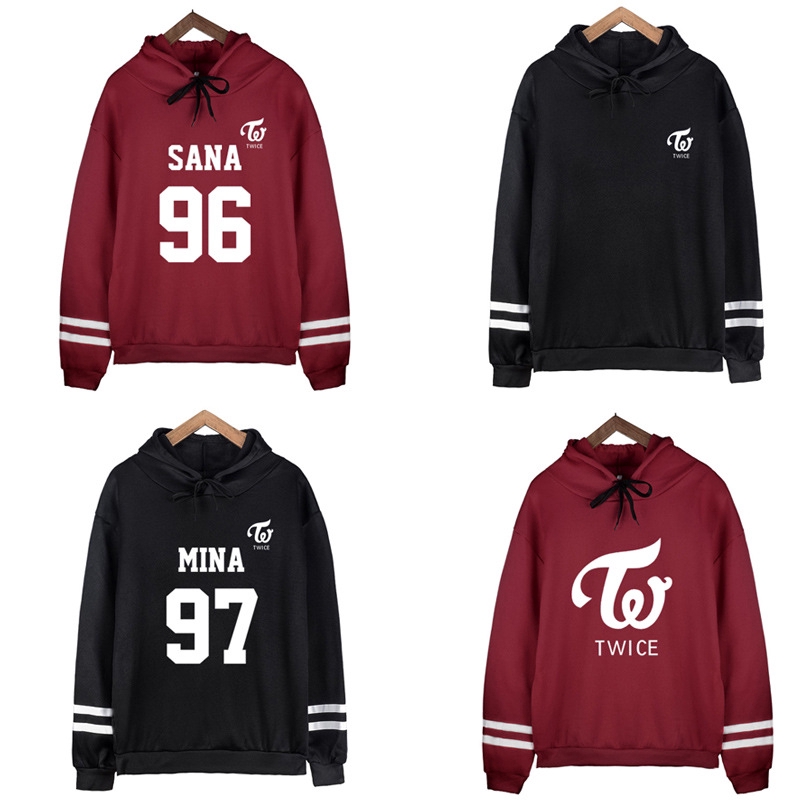 Twice Pullover KPOP Felpa CHAE Young DAHYUN Ji Hyo JUNGYEON Mina