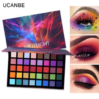 ucanbe อายแชโดว์พาเลท 40 สีเครื่องสําอางแต่งหน้า