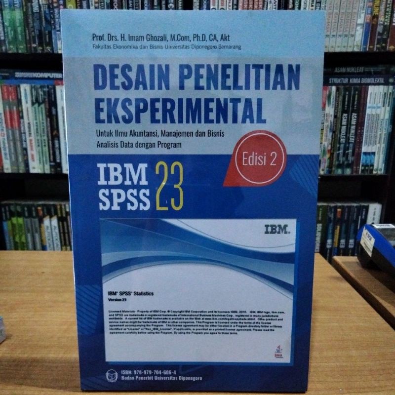 IBM SPSS 23 EXPERIMENTAL RESEARCH DESIGN Book 2nd Edition