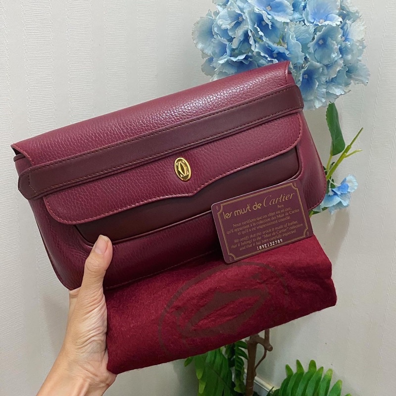 CARTIER CLUTCH กระเป๋าคลัชท์