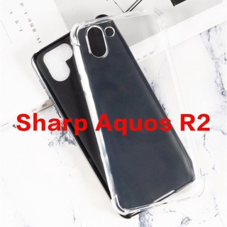 Tpu เจลนิ่ม เคสด้านหลัง สําหรับ Sharp Aquos R2 เคสพุดดิ้ง เคสซิลิโคน