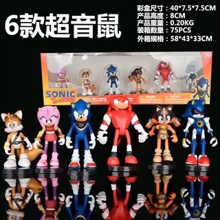 โมเดลตุ๊กตาฟิกเกอร์ Sonic Sonic Q Version opp 6 อัลตราโซนิก สําหรับตกแต่งสํานักงาน O3NZ