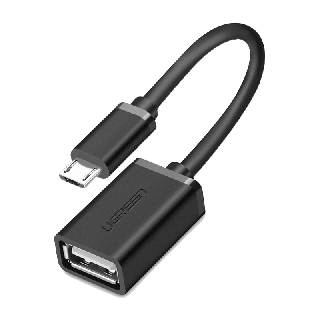 【จัดส่งภายใน 3 วัน】UGREEN สายเคเบิลอะแดปเตอร์ Micro USB 2.0 OTG ทรงกลม