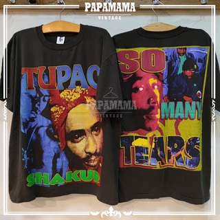 TUPAC 2PUC ป้าย GEM MADE IN USA เสื้อทัวร์ เสื้อวง เสื้อฮิปฮอป