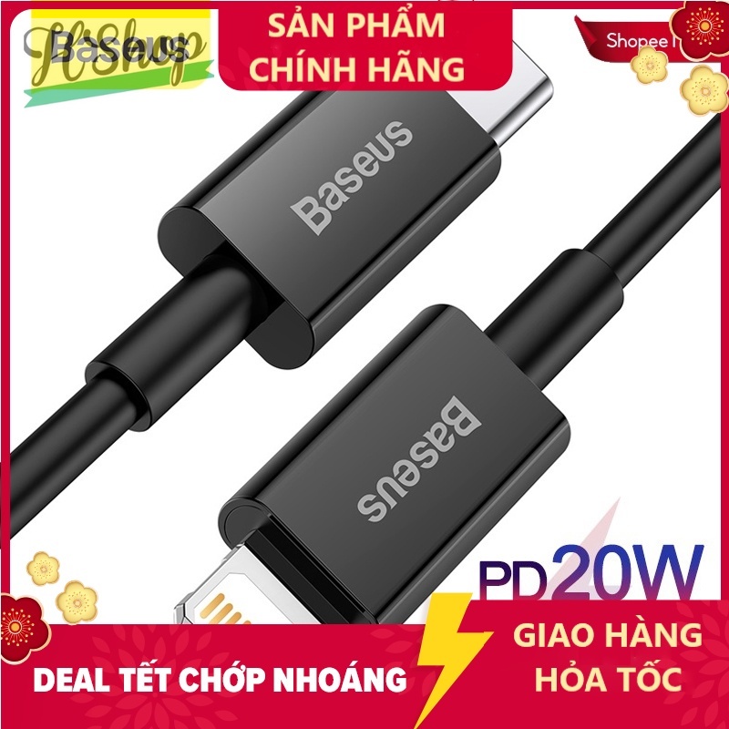 สายชาร์จเร็ว Baseus Superior Series Type-C to L PD 20W - Hshop365