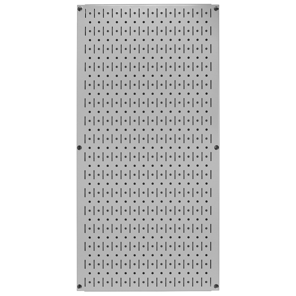 Wall Control : WCT30-P-3216G* เพ็กบอร์ด Pegboard 32" x 16" Gray Metal Pegboard Tool Board Panel