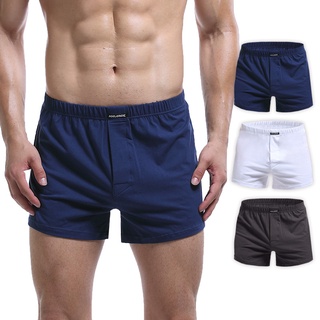 บ๊อกเซอร์ ผ้าถัก กางเกงในชาย กางเกงในผู้ชาย Men Underwear Boxer Trunks เนื้อผ้านิ่มใส่สบาย พร้อมส่ง