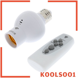 [Koolsoo1] ซ็อกเก็ตสวิทช์เปิด / ปิดรีโมทหลอดไฟไร้สาย E27