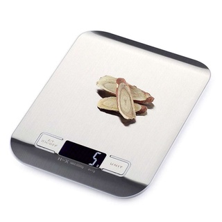 Kitchen Scale Digital Scale  เครื่องชั่งดิจิตอล สูงสุด 5 กิโลกรัม ผิวหน้าสแตนเลส 304