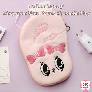 [esther bunny] Neoprene Face Pouch Cosmetic Bag