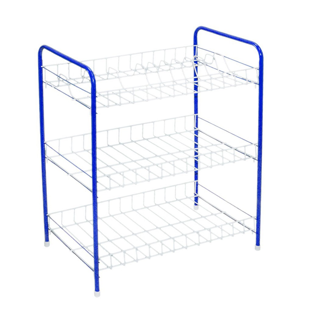 ชั้นคว่ำจาน 3 ชั้น ตะแกรงลวดเคลือบ รุ่น P400