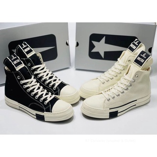 🚩 [เข้าใหม่!]  Chuck Taylor All Star 70s High x Rick Owens DRKHDW มี 2สี สินค้าพร้อมกล่อง