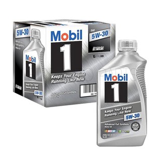 น้ำมันเครื่องสังเคราะห์แท้ Mobil1 5W-30 Keeps Your Engine Running Like New จำนวน 6 Qt