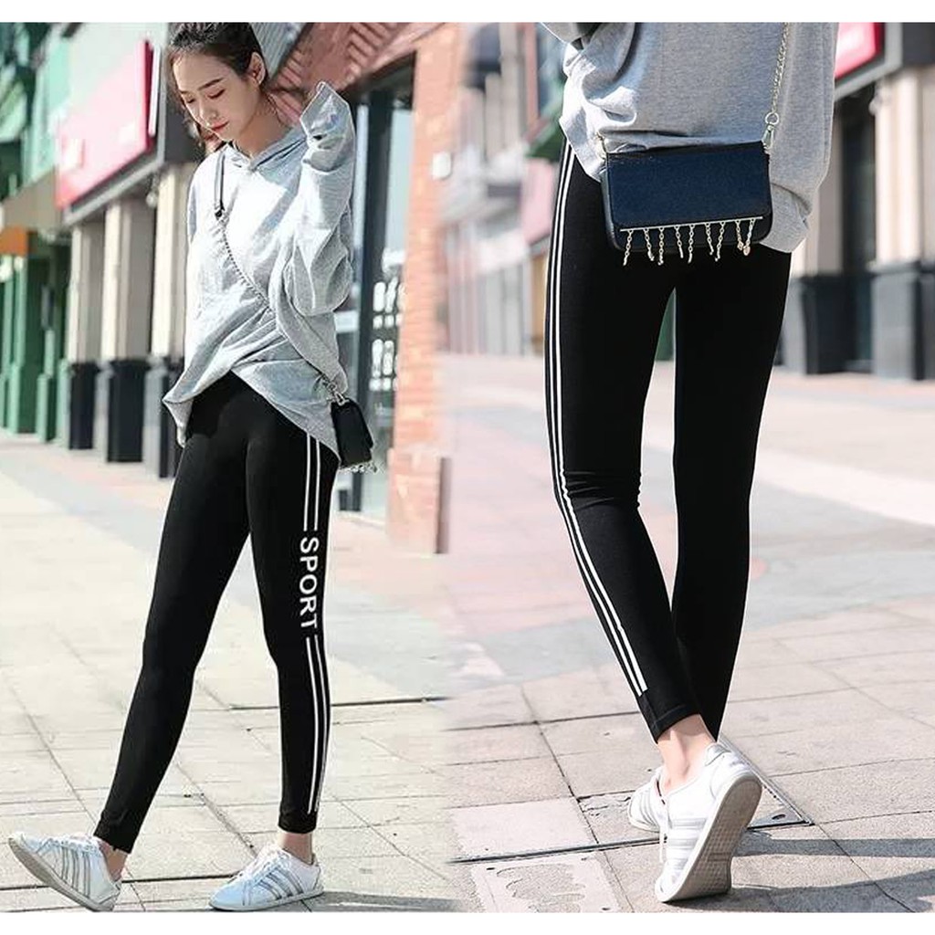 พร้อมส่ง กางเกงเลกกิ้งขายาวใส่เล่นโยคะออกกำลังกาย สูง170ขาไม่ลอยผ้าไม่หนาเเละไม่บางจนเกินไป