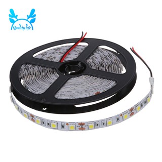 สายไฟ LED 300 5050 SMD LED Strip 5 เมตร 12 V DC สีขาว