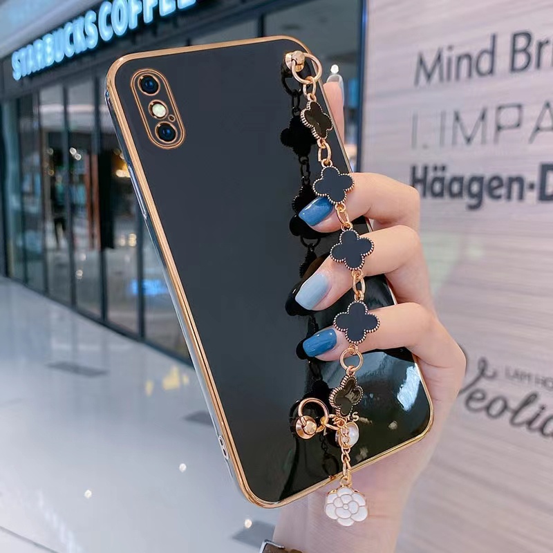 เคส iPhone XR X XS MAX 7plus 8plus 6plus i7 i8 i6 i11 i13 เคสโทรศัพท์ ชุบไฟฟ้า