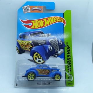 รถเหล็ก Hotwheels PASS N GASSER สีฟ้า (ib20)