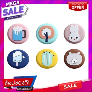 ที่ติดตู้เย็น PLIM RUB102208 6 ชิ้น ขอแขวนผ้า MAGNET PLIM RUB102208 6PCS อุปกรณ์จัดเก็บเสื้อผ้า