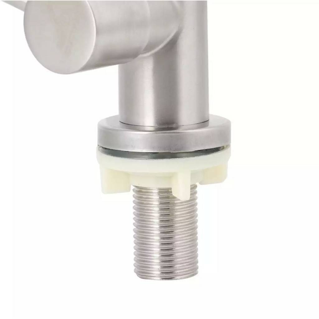 ก๊อกน้ำซิงค์ แบบตั้ง ก๊อกคอดัดผนัง ปรับได้ 2 ระดับ สแตนเลส 304 หมุนได้ 360 องศา รุ่น (FHS-684) (SNK-159) - รูปที่ 3