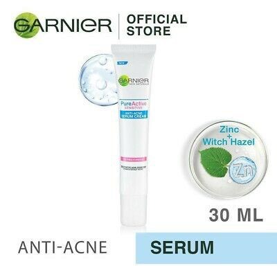 garnier pure active anti acne serum cream