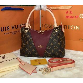 Louis Vuitton 9" พรีเมี่ยม ปั๊มทุกจุด พร้อมส่งทั้ง 4 สี