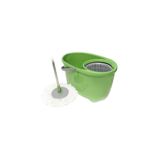 [ใส่โค้ดลดทันที100.-] Scotch-Brite®ชุดถังปั่น รุ่นอีโค่ พร้อมไม้ถูพื้นไมโครไฟเบอร์ Eco Spin Mop Bucket Set (ส่งฟรี)