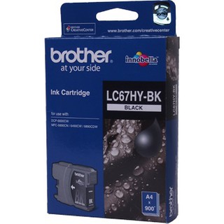 LC-67HY-BKBrother LC-67HY-BK Black ตลับหมึกอิงค์เจ็ท สีดำ ของแท้