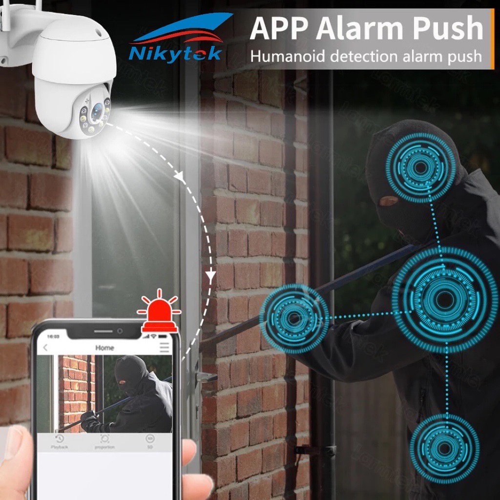ICSEE กล้องวงจรปิด IP Camera​ HD​ 8ล้านพิกเซล  กล้องวงจรปิดไร้สาย WiFi IP Camera 1080P  กันน้ำ กล้องวงจร ONVIF