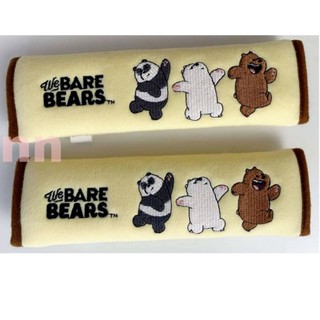 หุ้มเบลท์ หมี  We Bare Bears ลายใหม่  ลิขสิทธิ์แท้