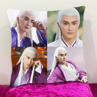 หมอนอิง สั่งทำ ใส่ได้4รูป หมอนอิงขนนุ่ม หมอนอิงโซฟา Cushions ตงหัวตี้จวิน ลิขิตเหนือเขนย เกาเหว่ยกวง Gao Weiguang