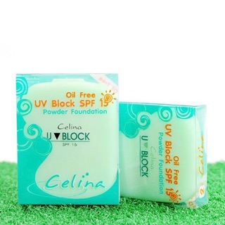 แป้งเซลิน่า ตลับรีฟิล Celina UV block SPF15 powder foundation