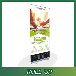 ป้ายโรลอัพ Roll up ราคาถูก ลดล้างสต๊อก ราคาพิเศษสำหรับลูกค้า shopee