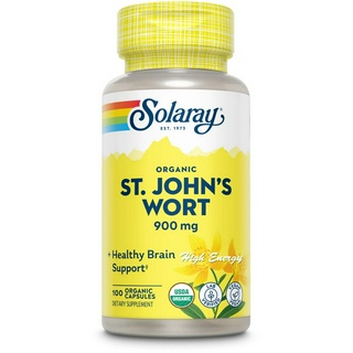 Solaray, Organic ST. JOHNS WORT, 100 Organic Capsules