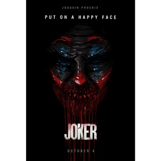 โปสเตอร์หนัง Joker โจ๊กเกอร์ ภาพยนตร์ Movie Poster ภาพติดผนัง ตกแต่งบ้าน รูปติดห้อง ของสะสม ร้านคนไทย