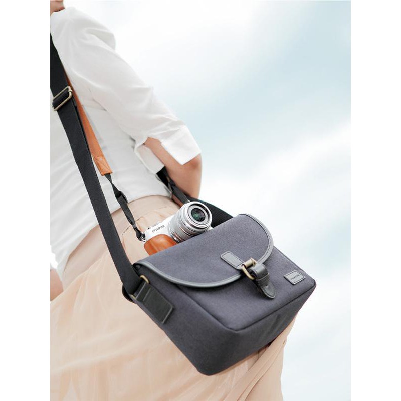 Travel Life Korean Style Canvas Camera Bag กระเป๋ากล้อง แบบสะพายข้าง แนวเกาหลี