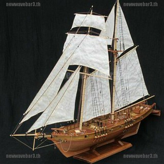 (New 3) 1: 100 Halcon Sailboat โมเดลเรือใบ ของเล่นสําหรับเด็ก