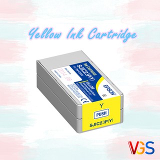 Yellow Ink Cartridge ตลับหมึก EPSON TM-C3510 สีเหลือง (Ink Cartridges-Y)