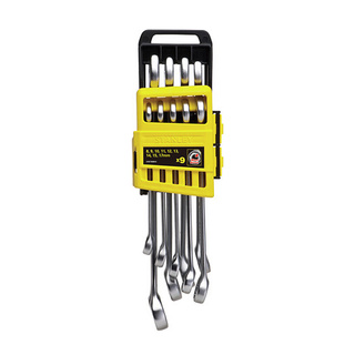 🔥HOT🔥 ชุดประแจแหวนข้างปากตาย STANLEY รุ่น STMT78098-8 (ชุด 9 ชิ้น) สีเงิน Wrench, Ratchet &amp; Sockets