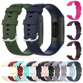 Maimy For Fitbit Charge 3 SE/Charge 4 SE Sport Silicone Band Wrist Strap Replacement