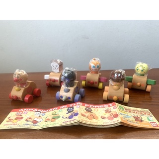 ✨สินค้ามือหนึ่ง✨   กาชาปอง Set ขบวนรถไม้ Anpanman🥧(นำเข้าจากญี่ปุ่น🇯🇵)