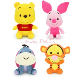 ตุ๊กตาหมีพูห์ 15 นิ้ว ลิขสิทธิ์แท้ DISNEY CUTIES Pooh Piglet Eeyore