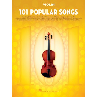 101 POPULAR SONGS for Violin (HL00224729)